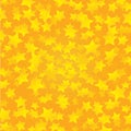 Yellow golden stars background