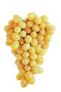 Yellow grape cluster Royalty Free Stock Photo