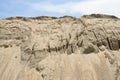 Yellow gravel sand mound