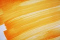 Yellow orange gold waxy soft watercolor hues, background Royalty Free Stock Photo