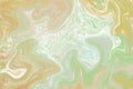 Yellow green agate multicolored digital texture. Natural marbling abstraction backdrop. Digital suminagashi