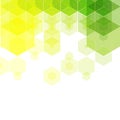 yellow green background. layout for a scientific presentation. banner template. eps 10