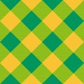 Yellow Green Diamond Chessboard Background Royalty Free Stock Photo