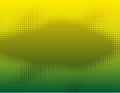 Yellow green dot halftone gradient background Royalty Free Stock Photo