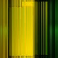 Yellow-green gradient background. Thin vertical stripes.