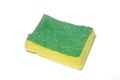 Yellow green sponge Royalty Free Stock Photo