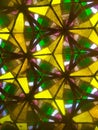 Yellow and green triangles