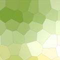 Yellow, green and white Big Hexagon in square shape background illustration. Royalty Free Stock Photo