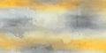 Yellow and grey splashed and cloudy background paper texture