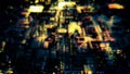 Yellow grunge shining cyberpunk technological digital background - abstract 3D rendering