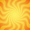 Yellow grunge sunbeam background. Sun rays abstract wallpaper. Surface pattern design with symmetrical lines ornament.