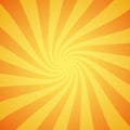 Yellow grunge sunbeam background. Sun rays abstract wallpaper. Surface pattern design with symmetrical lines ornament.