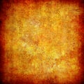 Yellow grunge textured abstract background