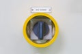 Yellow guard of switch control electrical equipment cabinet