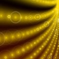 Yellow halo curves background Royalty Free Stock Photo