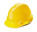 Yellow hard hat Royalty Free Stock Photo