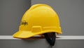 Yellow hard hat for construction safety Royalty Free Stock Photo