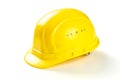 Yellow Hard Hat Safty Helmet isolated on white background Royalty Free Stock Photo