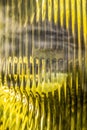 Yellow headlight closeup Royalty Free Stock Photo