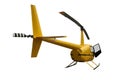 Yellow helicopter