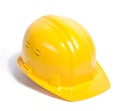 Yellow helmet isolated