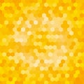 Yellow hexagon background Royalty Free Stock Photo