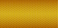 Yellow hexagonal realistic honeycomb seamless texture and flowing honey on transparent background