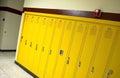 Yellow High School Lockers