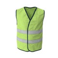 Yellow High Visibility Safety Jacket. Isolated 3D Illustration On White Background