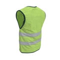 Yellow High Visibility Safety Jacket. Isolated 3D Illustration On White Background Royalty Free Stock Photo