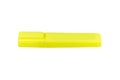 Yellow highlighter isolated on white Royalty Free Stock Photo