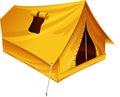 Yellow hike tent