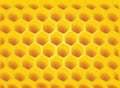 Yellow honeycomb background