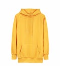 Yellow hoodie isolated on white,male hoodied sweater,sport jumper