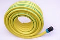 Yellow hose pipe Royalty Free Stock Photo