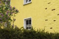 Yellow house with holes in Moselkern, Germany