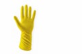 Yellow Household Rubber Glove single for cleaning disposable