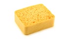 Yellow household sponge