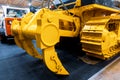 Yellow Hydrostatic Drive Bulldozer. General road construction equipment