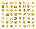 Yellow icons