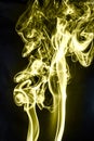 yellow insence smoke