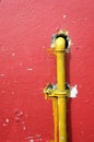 Yellow iron pipe