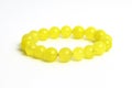 Yellow jasper bracelet