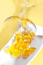 Yellow jelly Royalty Free Stock Photo