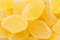 Yellow jelly candies Royalty Free Stock Photo