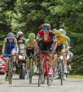 The Yellow Jersey Group - Tour de France 2017 Royalty Free Stock Photo