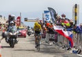 Yellow Jersey on Mont Ventoux Royalty Free Stock Photo