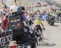 Yellow Jersey on Mont Ventoux - Tour de France 2013 Royalty Free Stock Photo