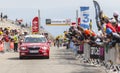 Yellow Jersey on Mont Ventoux - Tour de France 2013 Royalty Free Stock Photo