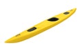 Yellow Kayak Isolated
